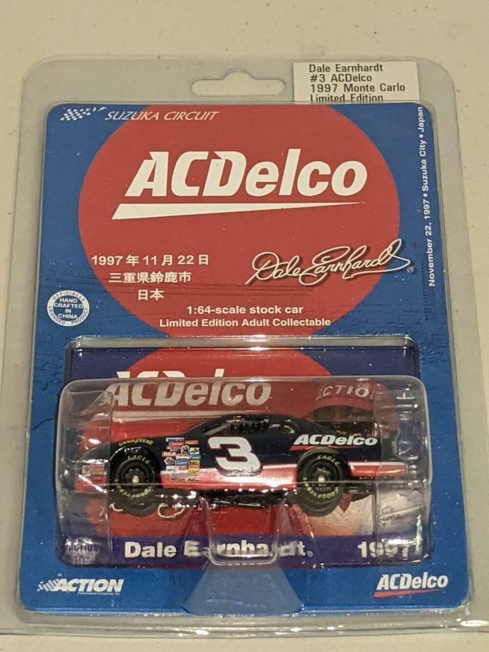 Action Dale Earnhardt #3 AC Delco 1997 Monte Carlo 1:64 Nascar Racing